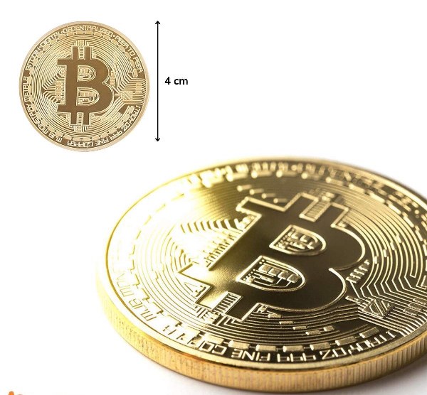 BitCoin Madeni Hediyelik Coin Sanal Para