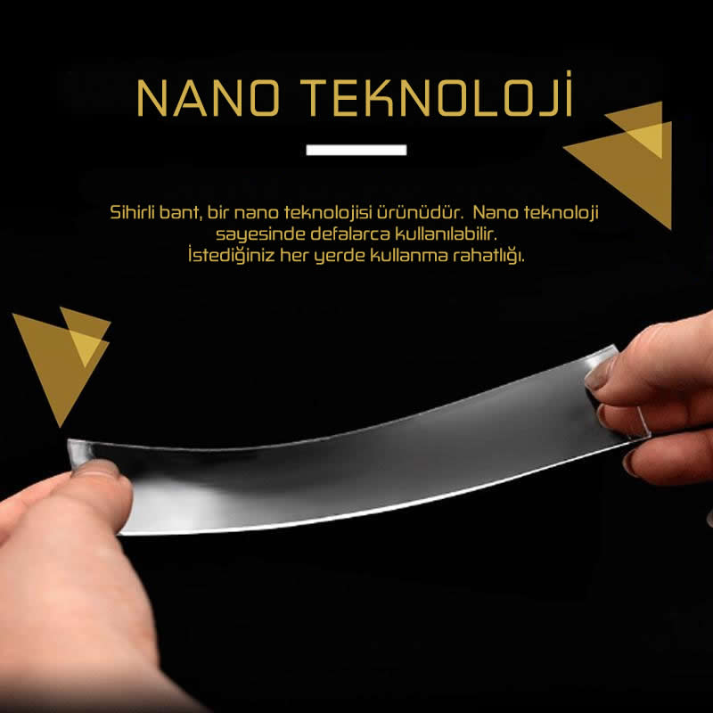 Çift Taraflı Nano Teknolojili Süper güçlü Bant  3 Metre