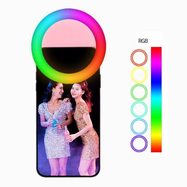 RGB Şarjlı Selfie Öz Çekim Işığı