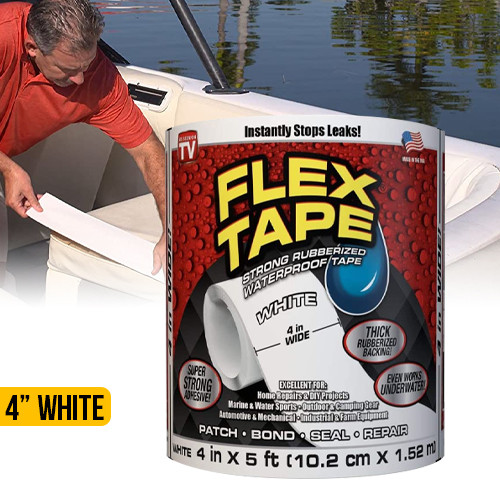 Beyaz Flex Tape  Suya Dayanıklı Tamir Bandı