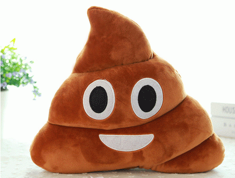 Poo Emoji Yastık