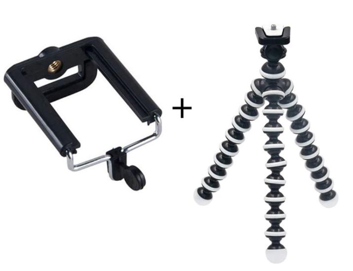 Akrobat Ayaklı Tripod 16 cm (+Telefon Tutucu)