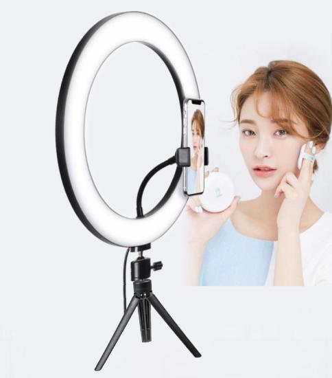 Ring Light Makyaj Selfie Led Işığı 10 İnç Tripot Ayaklı