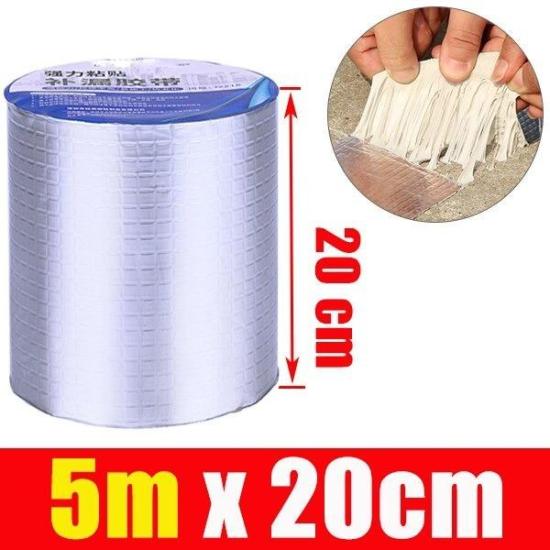 Alüminyum İzolasyon Tamir Çatlak Bandı 20 Santim 5 Metre Çamur Bant (20cm*5m)