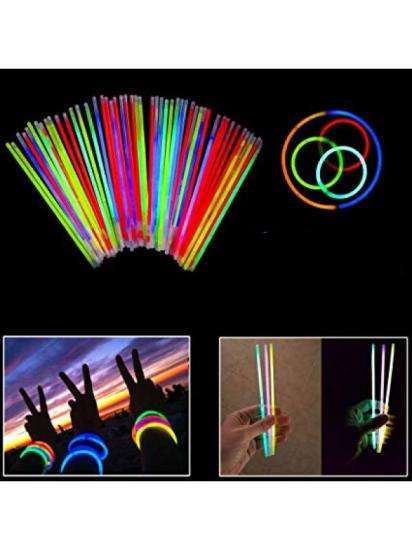 Fosforlu Çubuk Glow Stick 15 Li Paket