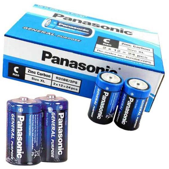 Panasonic Manganez Orta Boy C Pil 24’lü Paket